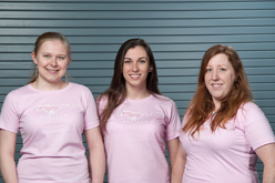 Team American Muscle From left: Emily, Heather, Karen not pictured: Tina