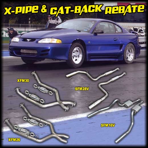Pypes Mustang Exhaust X-Pipe Rebate Pypes Performance Mustang Exhaust X-Pipe Rebate
