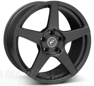 matte-black-Forgestar-CF5-monoblock-wheel Forgestar Mustang Wheel CF5 Matte Black