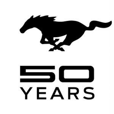 50th Anniversary Ford Mustang Logo Design