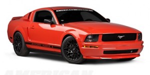 Gloss Black 2013 GT500 Mustang Wheels - On Car On car Photos of Shelby GT500 Style Ford Mustang Wheels