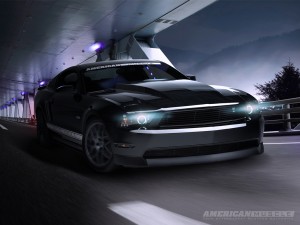 Ford Mustang Night Cruiser Wallpaper Ford Mustang Computer Wallpaper For Download