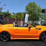 Orange County Orange 2014 Saleen 351 Side View Orange 2014 Ford Mustang Saleen 351