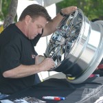 Chip Foose Signing Wheels Chip Foose at The 2013 AmericanMuscle Car Show