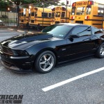dan-mustang-ford-americanmuscle-parts-track Black 2011 Mustang GT 11 second 1/4 Mile