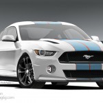 2015 Mustang Rendering Final White 2015 Mustang Rendering Final White