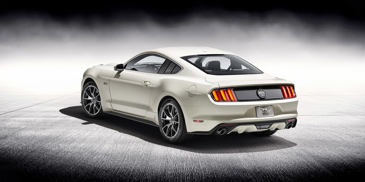 It S Official Ford Confirms Limited Edition 50th Anniversary Rear Of 2017 5 Mustang