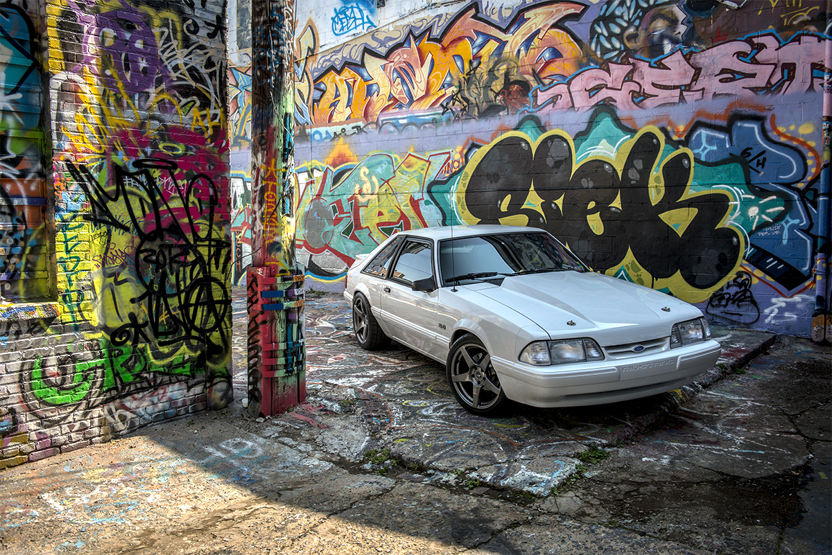 Stephanie Wood's Foxbody Mustang